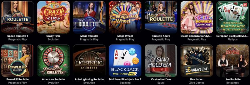 Spelalternativ och mjukvaruapplikation för NV Online Casino